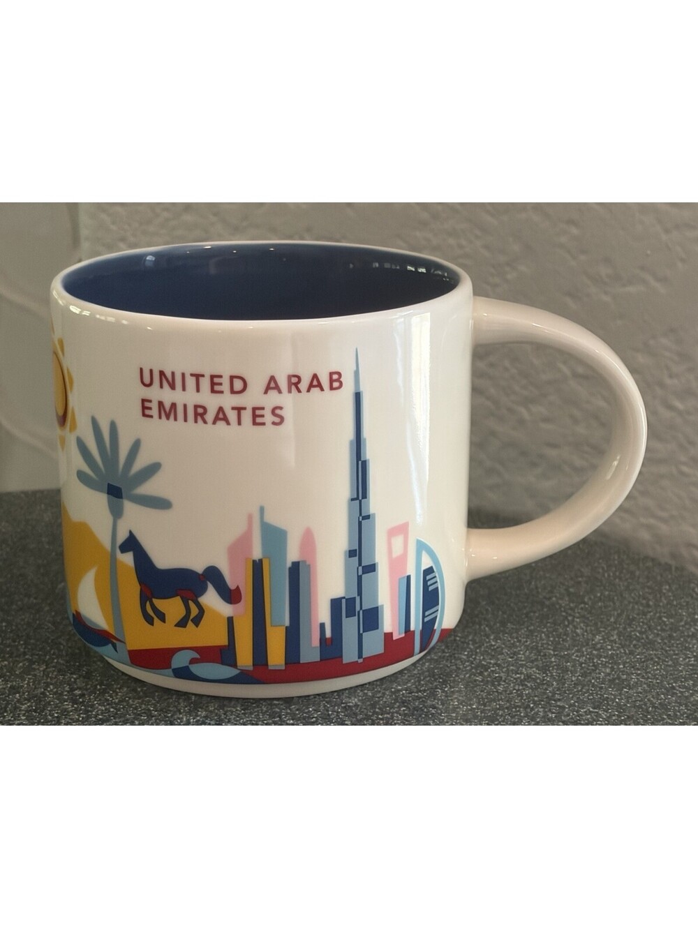 Starbucks You are HERE Collection - 2023 United Arab Emirates  14 oz Mug EUC